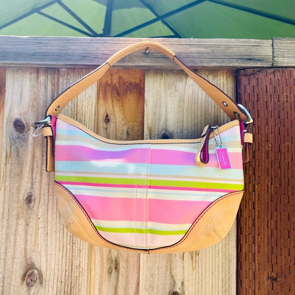 Coach Handbags - Coach Hobo Shoulder Bag MultiColors With A Coach Tag